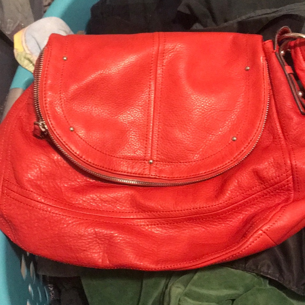 Cute red shoulder purse